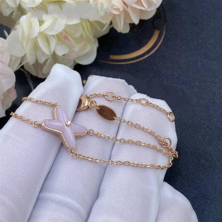 [BIJOUX]JEUX BRACELET PINK MOP PINK GOLD 1 DIAMOND