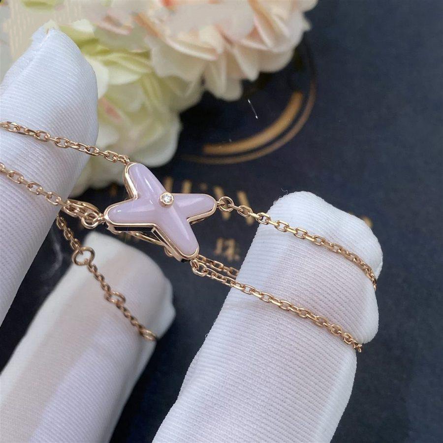 [BIJOUX]JEUX BRACELET PINK MOP PINK GOLD 1 DIAMOND