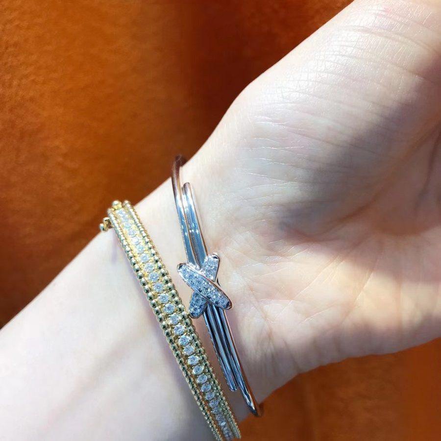 [BIJOUX]JEUX DE ブレスレット シルバー ダイヤモンド