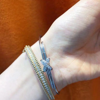 [BIJOUX]JEUX DE ブレスレット シルバー ダイヤモンド