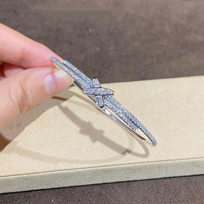 [BIJOUX]JEUX DE ブレスレット ダイヤモンド シルバー