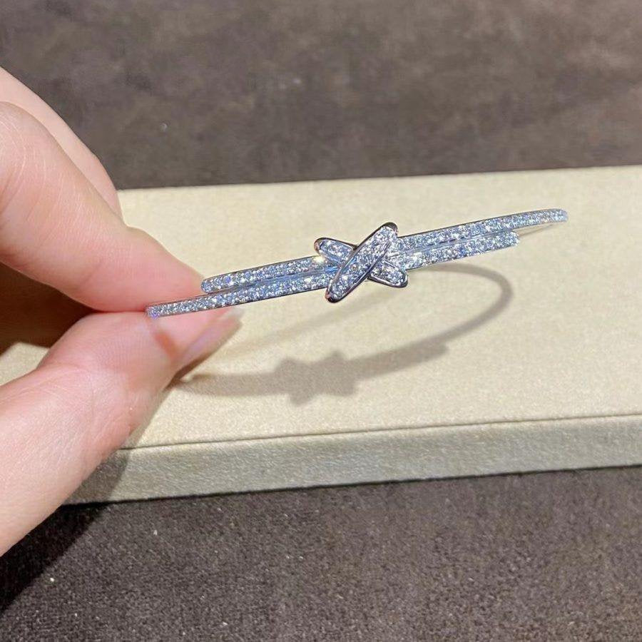 [BIJOUX]JEUX DE ブレスレット ダイヤモンド シルバー