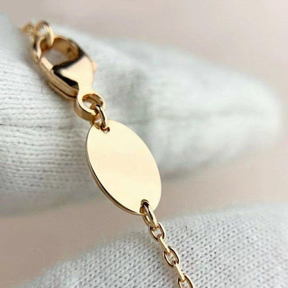 [BIJOUX]JEUX DE ブレスレット マラカイト ピンクゴールド ダイヤモンド