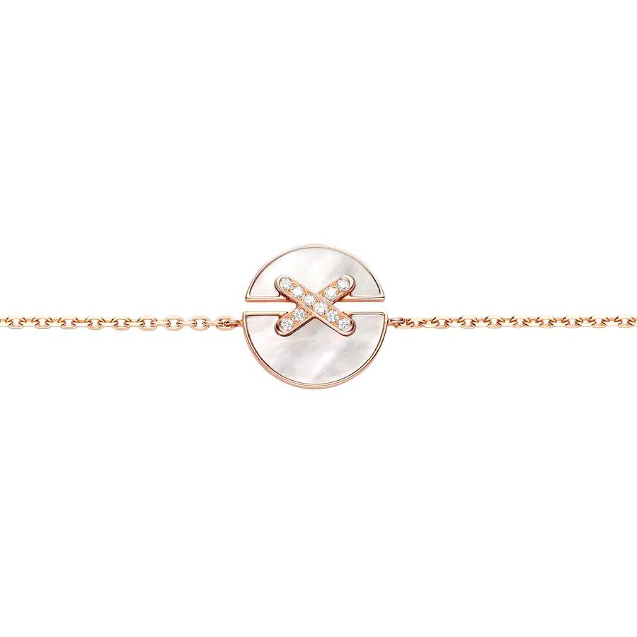 [BIJOUX]JEUX DE BRACELET MOP OR ROSE DIAMANTS