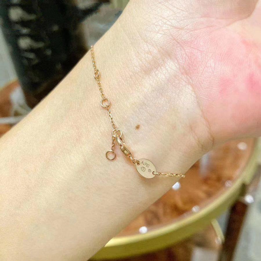 [BIJOUX]JEUX DE BRACELET MOP PINK GOLD DIAMONDS