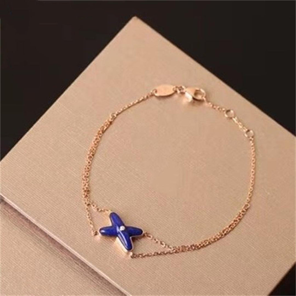 [BIJOUX]Hollow Design Four-Leaf Clover Flower Shape Ring