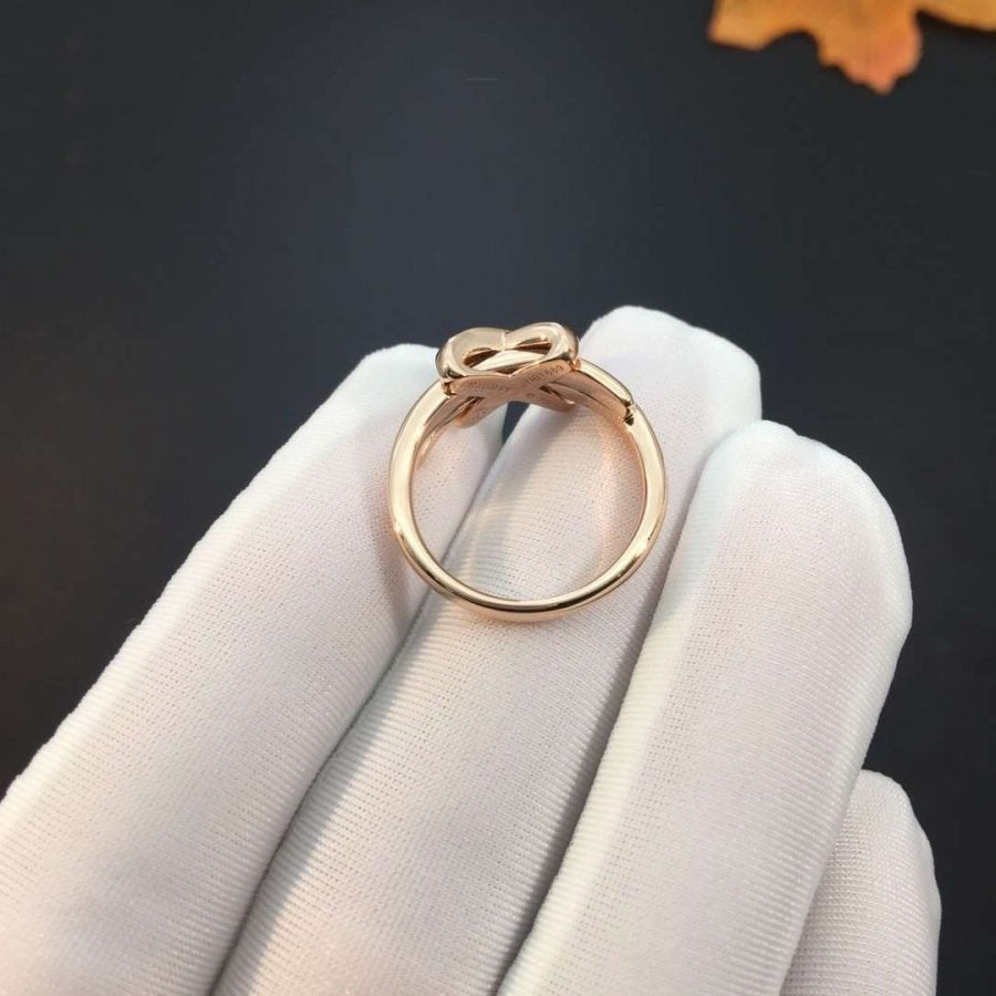 [BIJOUX]BAGUE JEUX DE DIAMANT OR ROSE