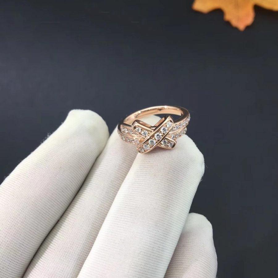 [BIJOUX]JEUX DE BAGUE OR ROSE DIAMANT