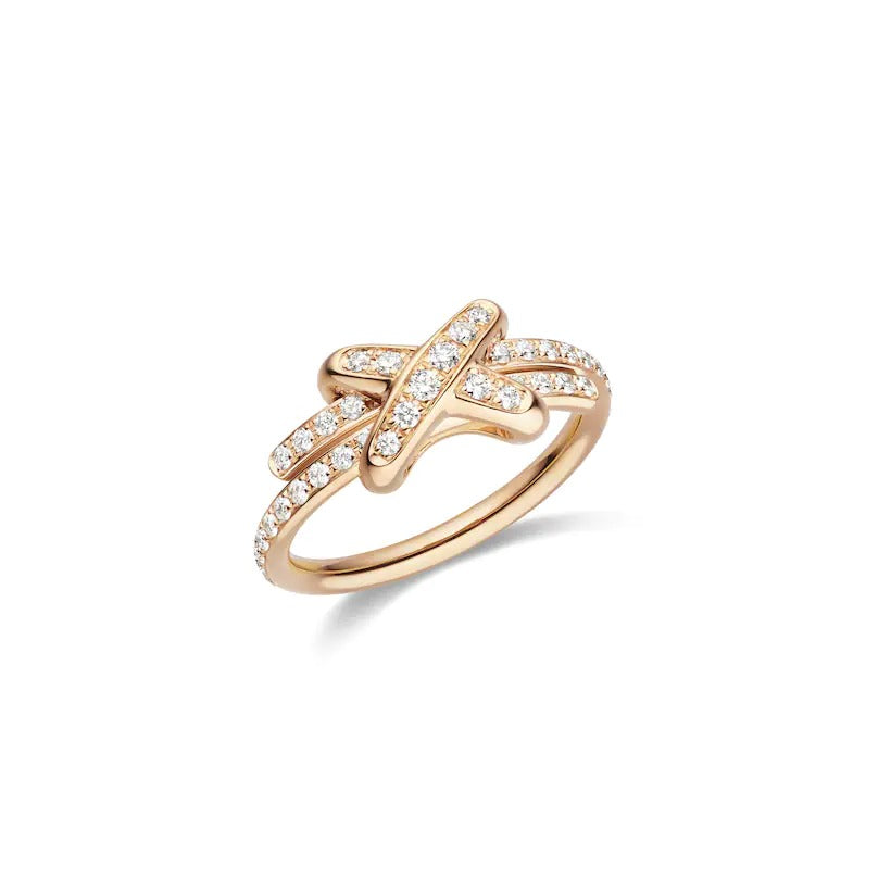 [BIJOUX]JEUX DE BAGUE OR ROSE DIAMANT