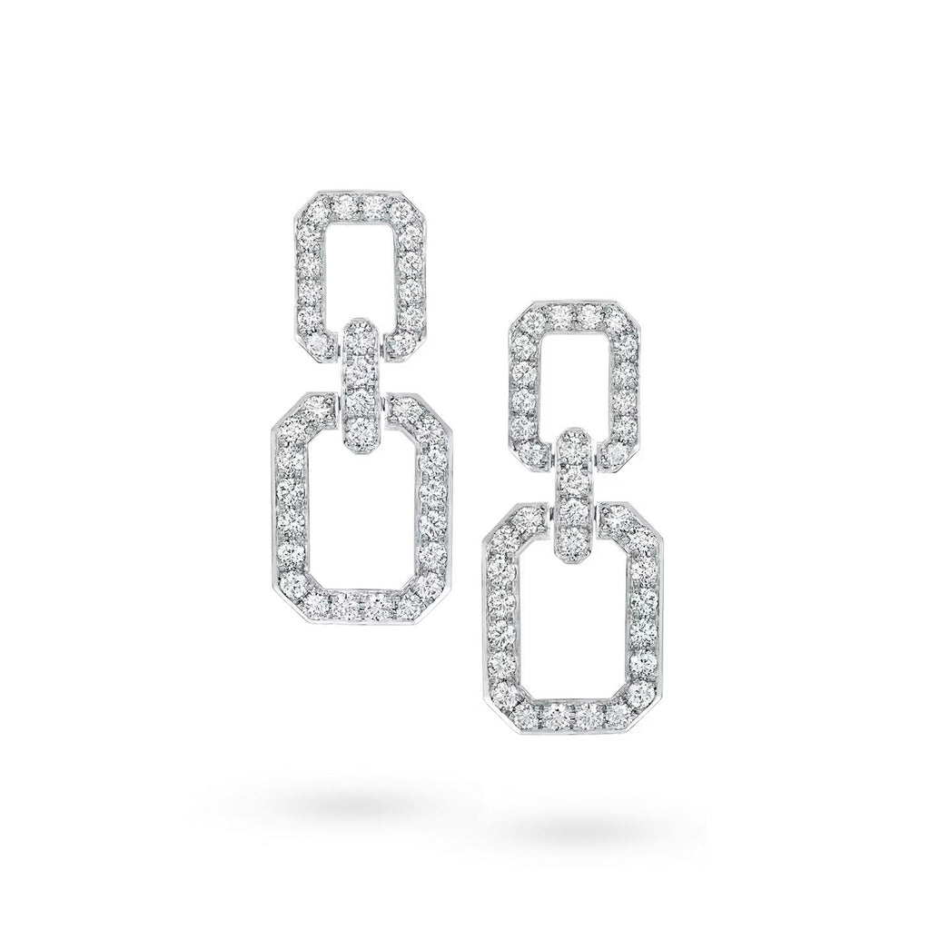 [BIJOUX]リンクス ミディアム イヤリング ダイヤモンド