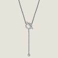 [BIJOUX]FINESSE SILVER DIAMOND NECKLACE