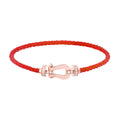 [BIJOUX]FORCE 10 HALF DIAMOND PINK GOLD RED CORDERI LARGE AND MEDIUM MODEL