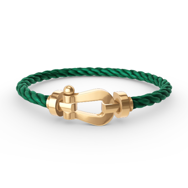[BIJOUX]BRACELET FORCE FER A CHEVAL LARGE SANS DIAMANT OR