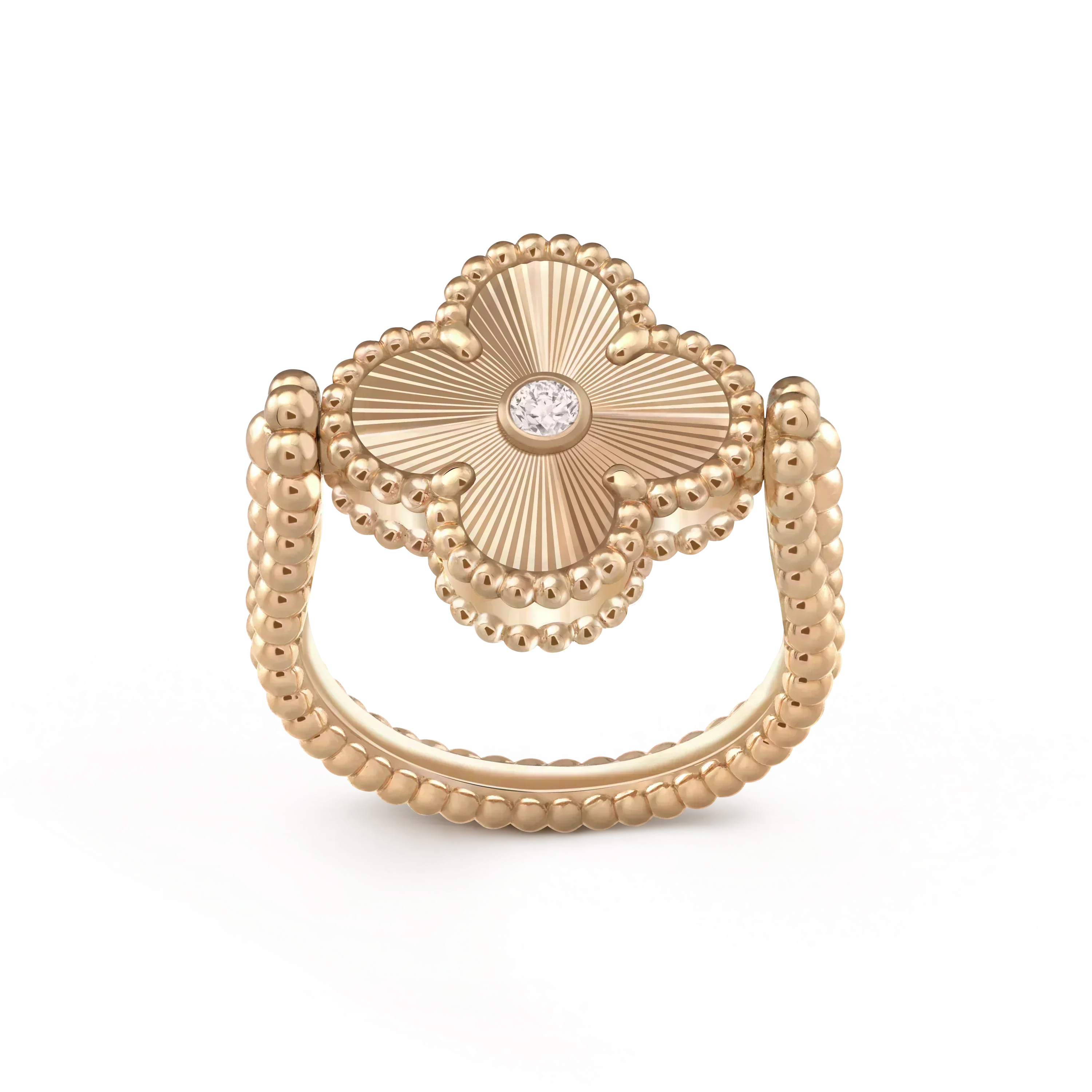[Topon]CLOVER RIVERSIBLE ROSE GOLD RING