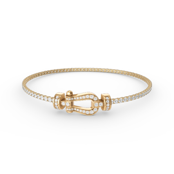 [BIJOUX]BRACELET TENNIS FORCE FER À CHEVAL DIAMANT