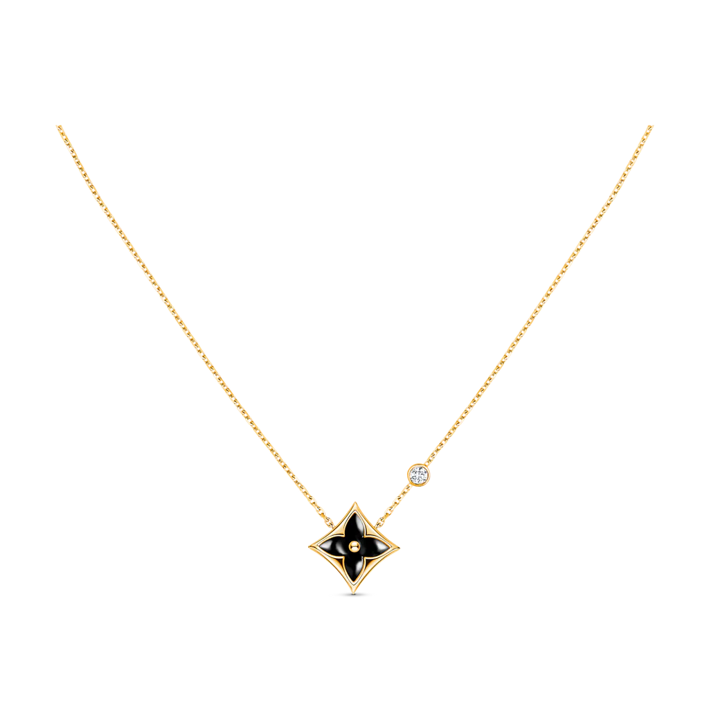 [BIJOUX]STAR BLACK MOP NECKLACE