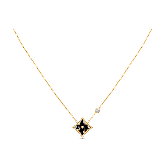 [BIJOUX]STAR BLACK MOP NECKLACE