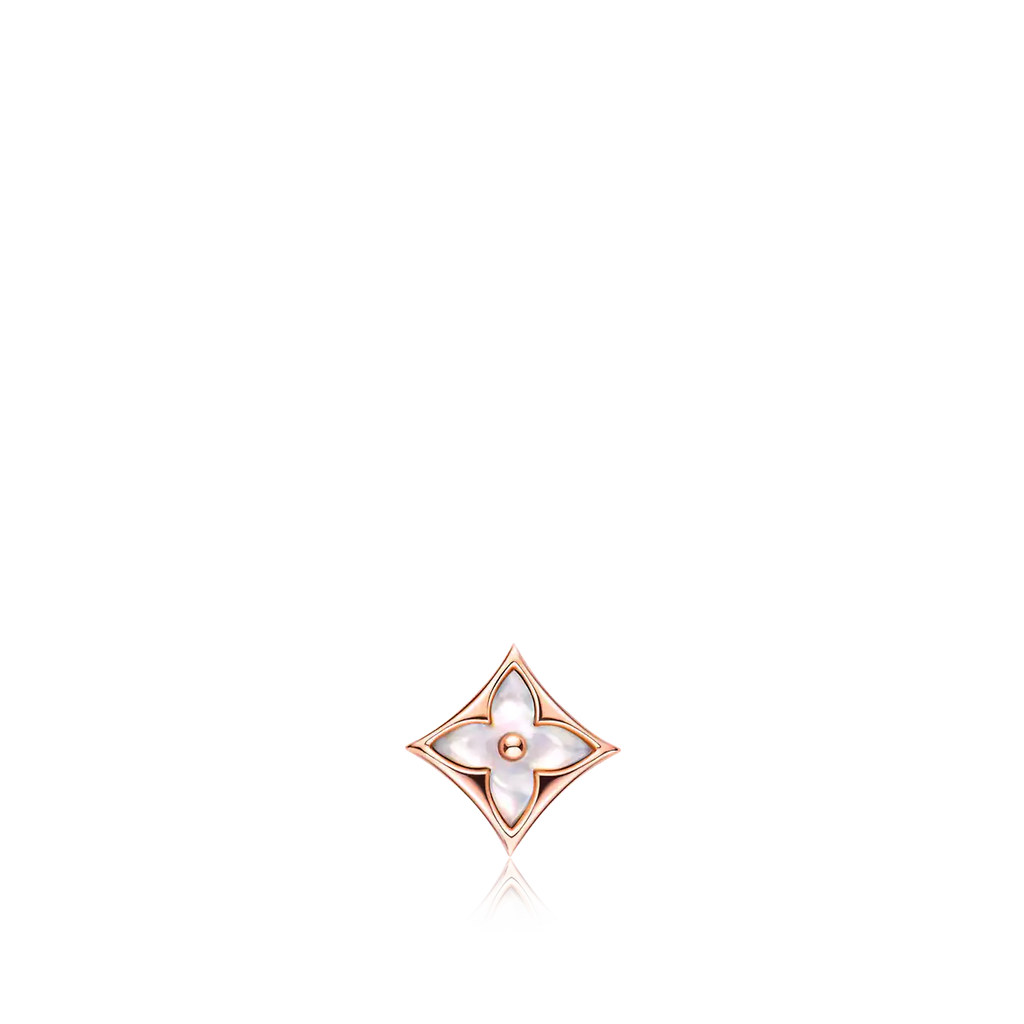 [BIJOUX]STAR MOP PINK GOLD EARRINGS