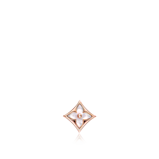 [BIJOUX]STAR MOP PINK GOLD EARRINGS