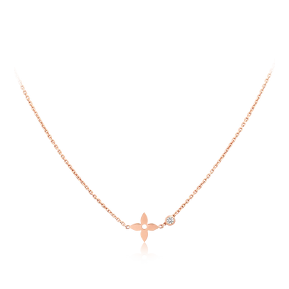 [BIJOUX]BLOSSOM PENDANT PINK GOLD AND DIAMOND
