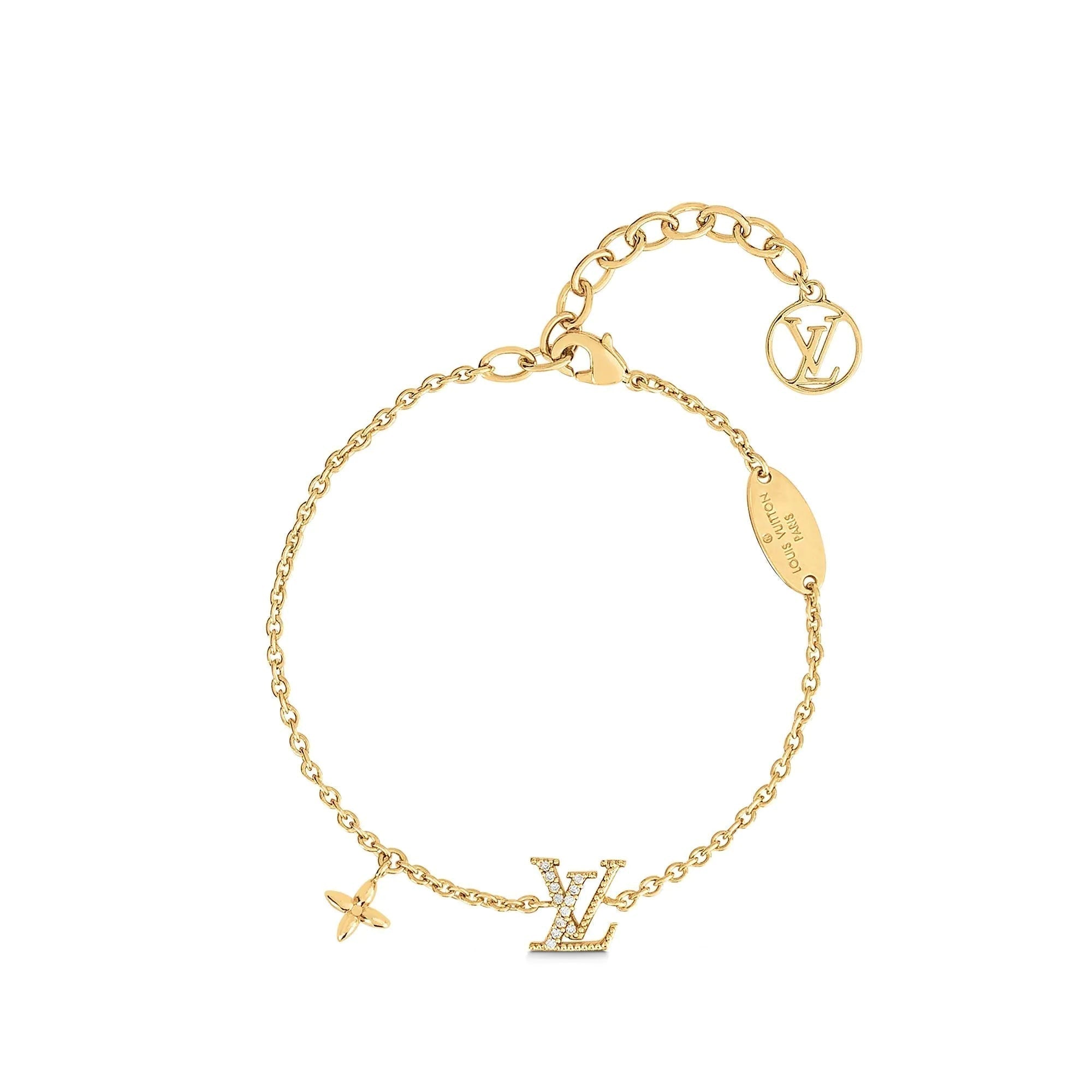 [BIJOUX]LOGO STAR MOTIF GOLD BRACELET