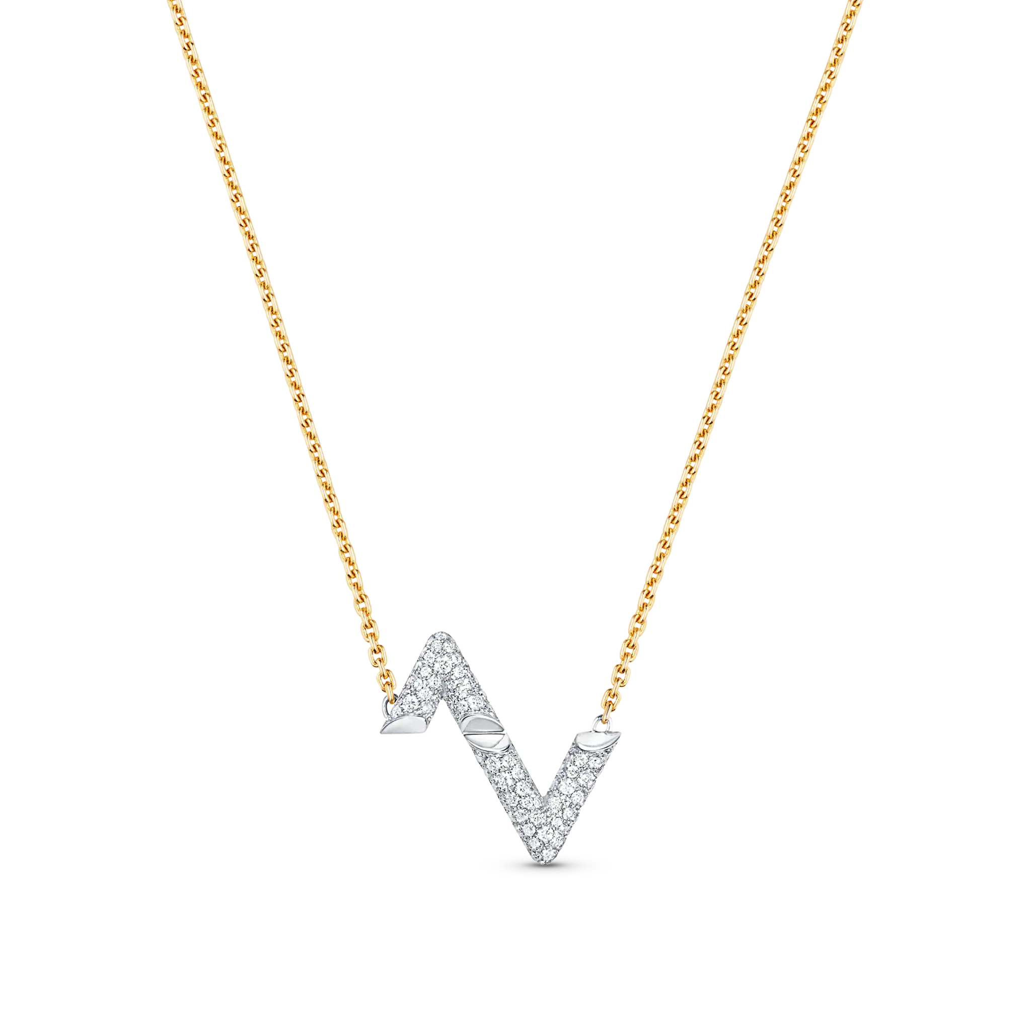 [BIJOUX] COLLIER PENDENTIF VOLT ARGENT DIAMANT