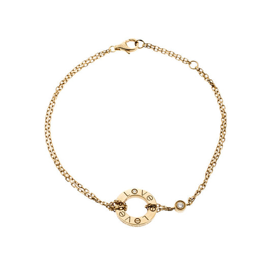 [BIJOUX]BRACELET AMOUR 2 DIAMANTS