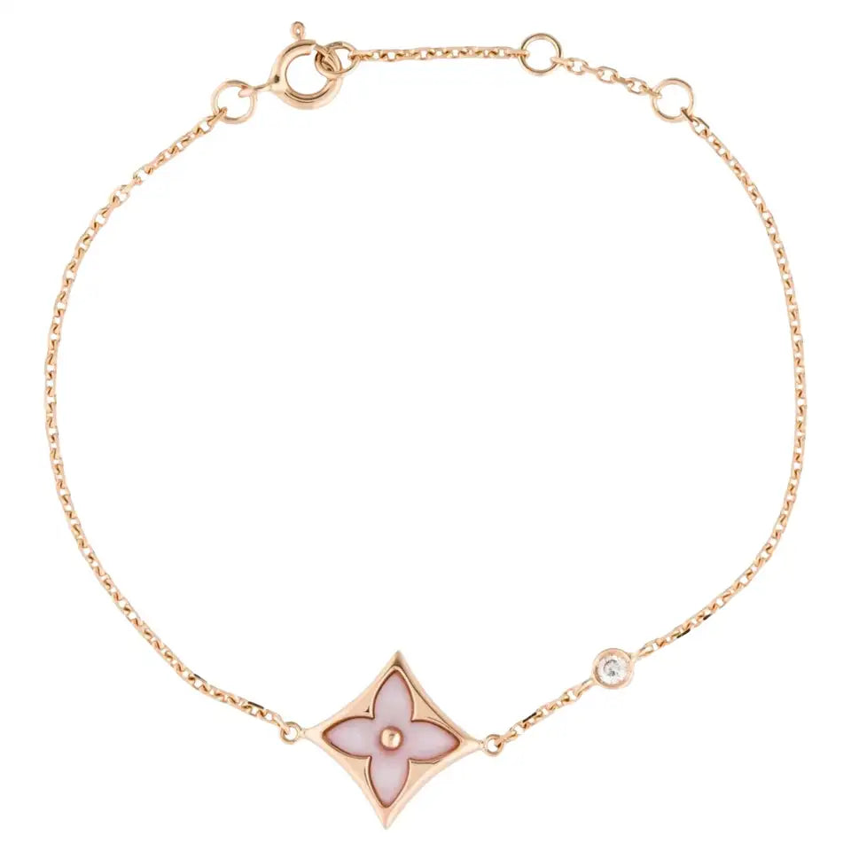 [BIJOUX]STAR 1 DIAMOND PINK GOLD BRACELET