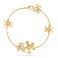 [Topon]FRIVOLE GOLD 5 FLOWERS BRACELET