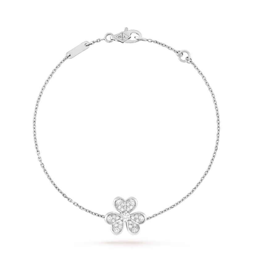 [Topon]FRIVOLE SILVER FLOWER DIAMOND BRACELET