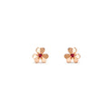 [Topon]FRIVOLE  FLOWER PINK EARRINGS