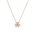 [Topon]FRIVOLE ROSE GOLD FLOWER DIAMOND NECKLACE
