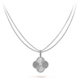 [Topon]CLOVER 25MM SILVER BIG CLOVER NECKLACE