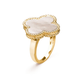 [Topon]CLOVER WHITE MOP RING