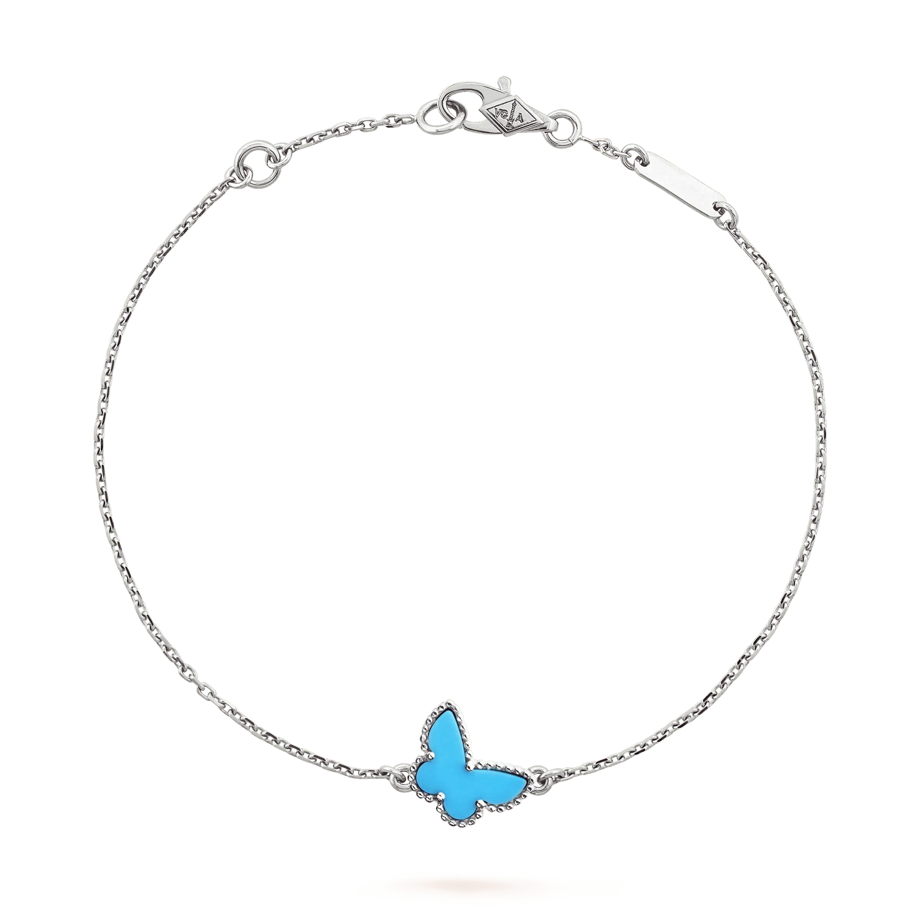 [BIJOUX]BUTTERFLY TURQUOISE BUTTERFLY BRACELET SILVER