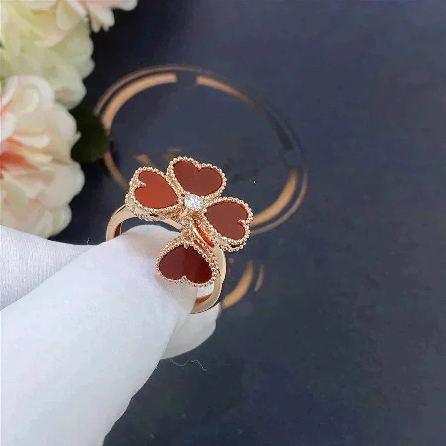 [BIJOUX]SWEET CLOVER CARNELIAN RING