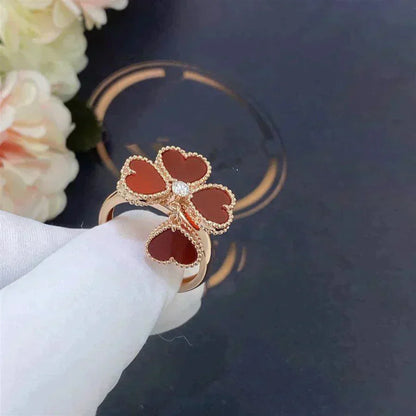 [BIJOUX]SWEET CLOVER CARNELIAN RING
