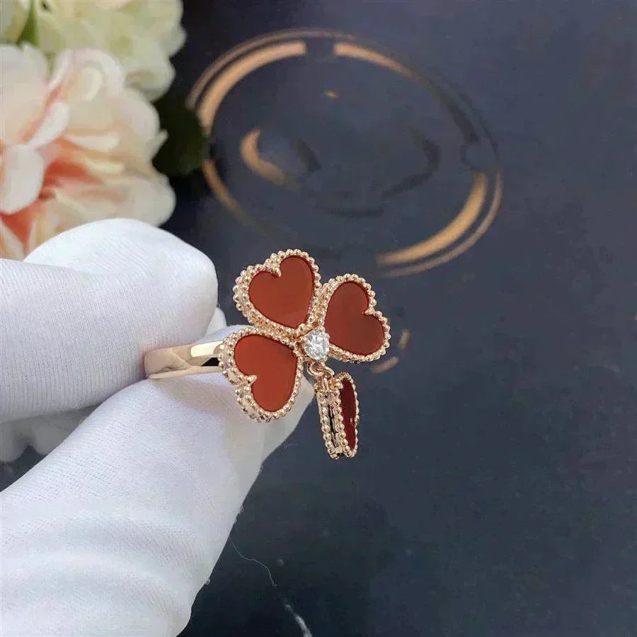 [BIJOUX]SWEET CLOVER CARNELIAN RING