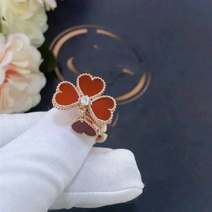 [BIJOUX]SWEET CLOVER CARNELIAN RING