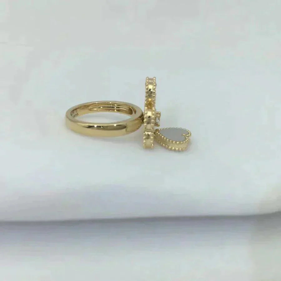 [BIJOUX]BAGUE MOP BLANCHE MELIOT