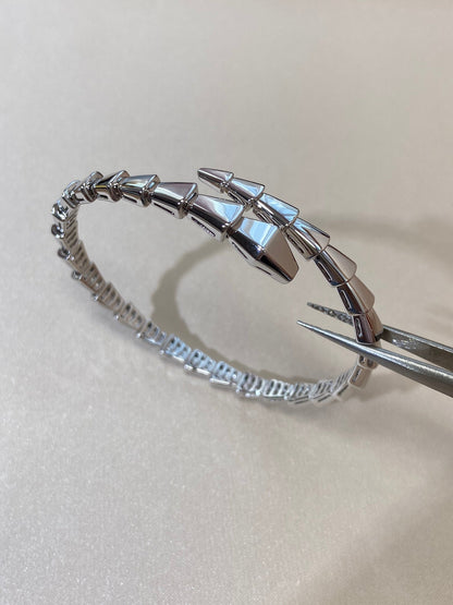 [BIJOUX]SERPENTI VIPER SILVER BRACELET