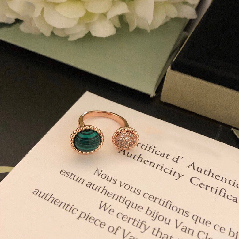 [BIJOUX]PERLEE COULEURS DIAMOND ROSE GOLD BETWEEN THE FINGER RING