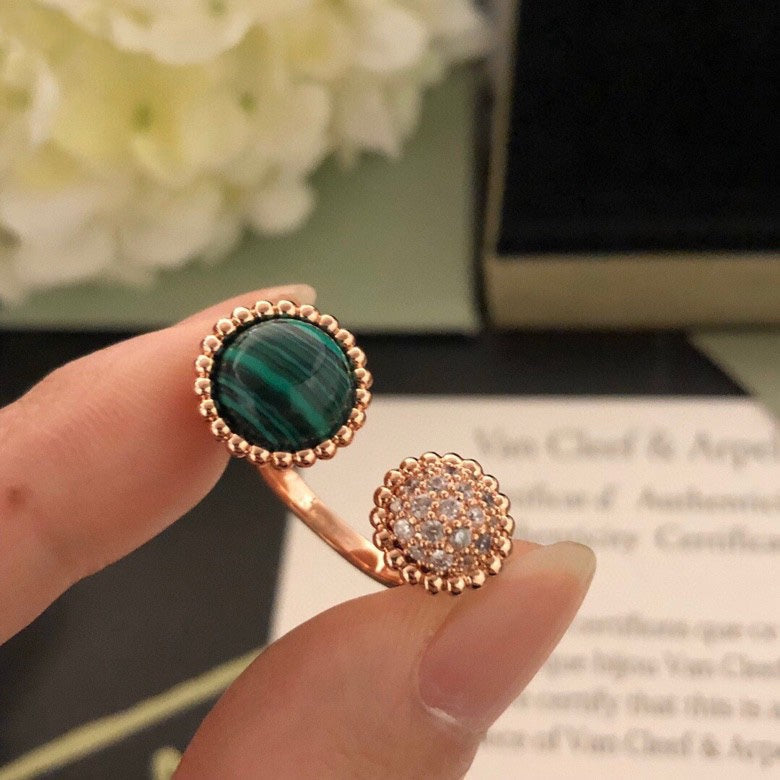 [BIJOUX]PERLEE COULEURS DIAMOND ROSE GOLD BETWEEN THE FINGER RING