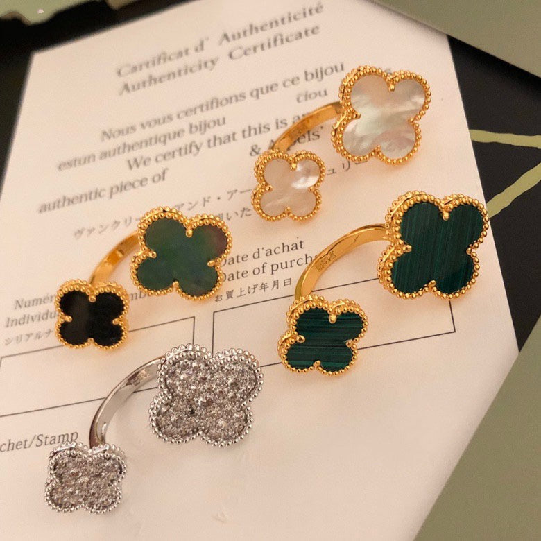 [BIJOUX]CLOVER BETWEEN THE FINGER RING