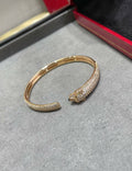 [BIJOUX]PANTHERE FULL DIAMOND OPEN BRACELET