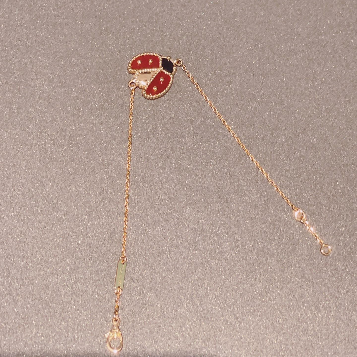 [BIJOUX]BRACELET LUCKY SPRING 1 MOTIF OR ROSE