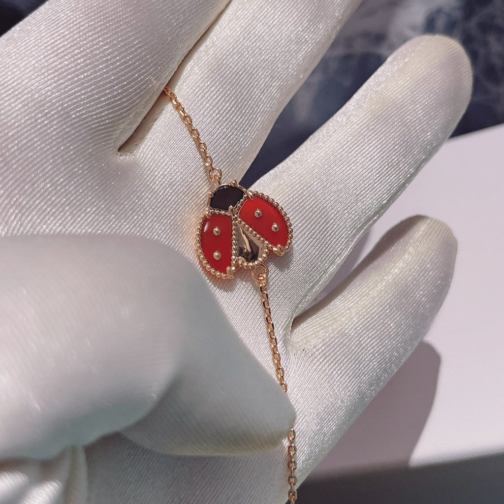 [BIJOUX]BRACELET LUCKY SPRING 1 MOTIF OR ROSE