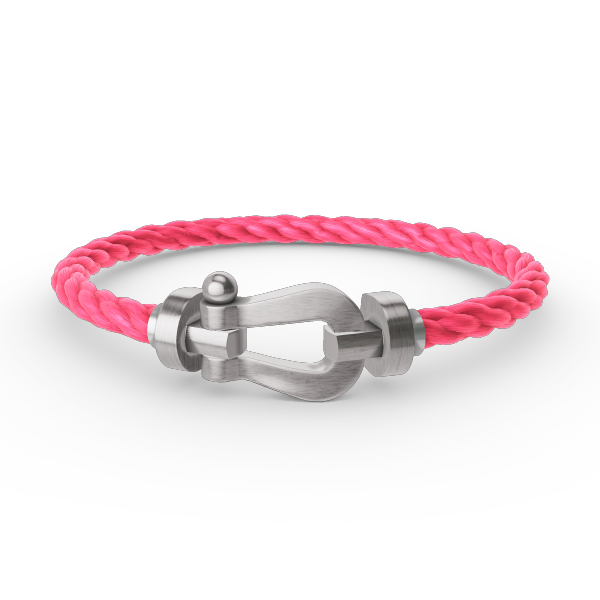 [BIJOUX]BRACELET FORCE FER A CHEVAL LARGE SANS DIAMANT ARGENT