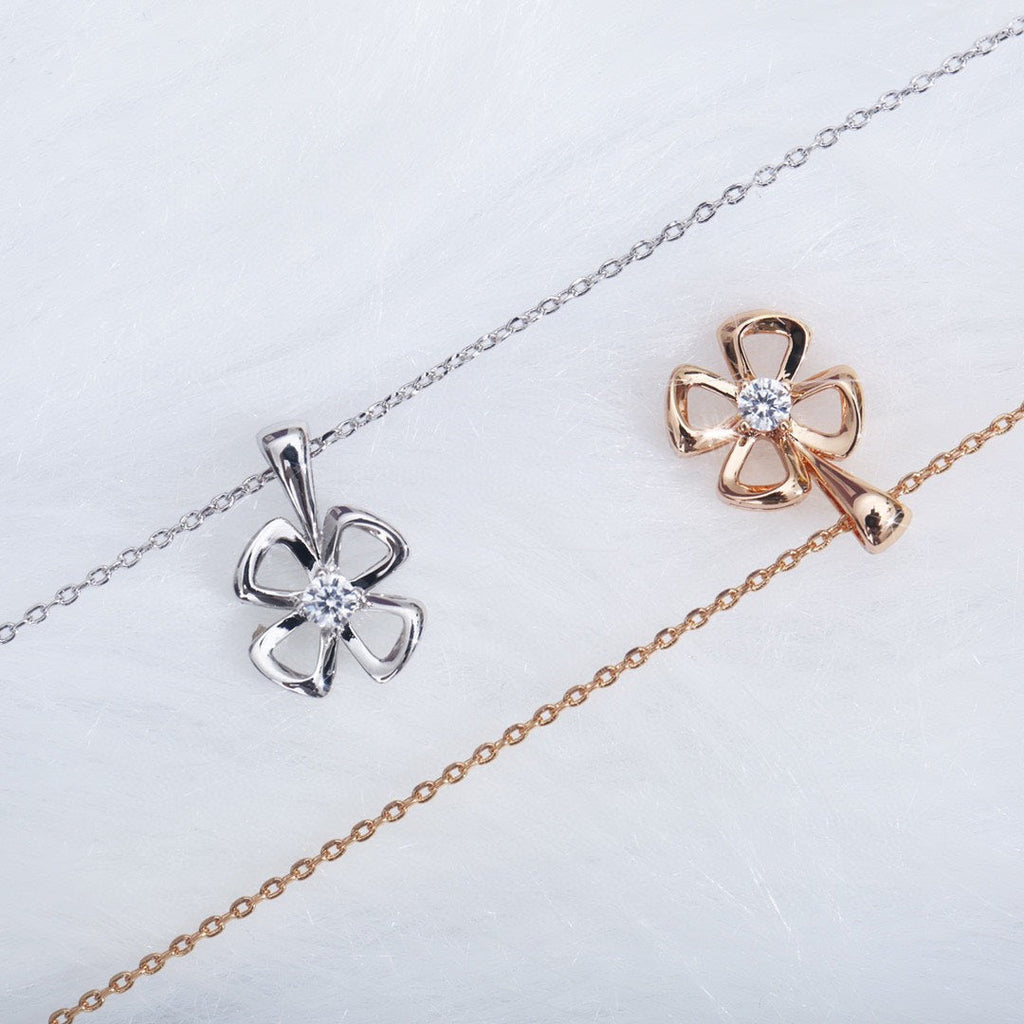 [BIJOUX] COLLIER FIOREVER CENTRE DIAMANT