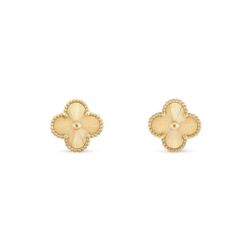 [Topon]CLOVER MEDIUM 1 MOTIFS LASER EARRINGS